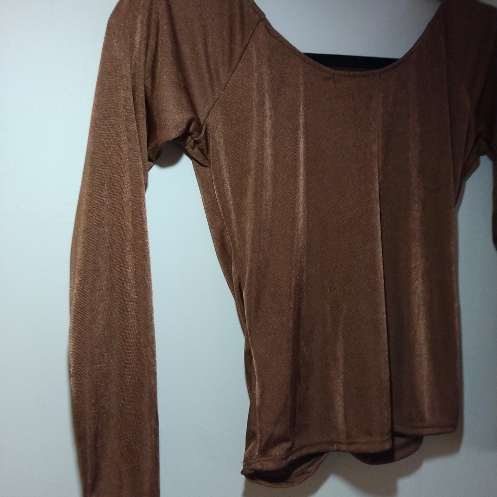 Electrifying Ruched Long Sleeve Top - Picture 16 of 16